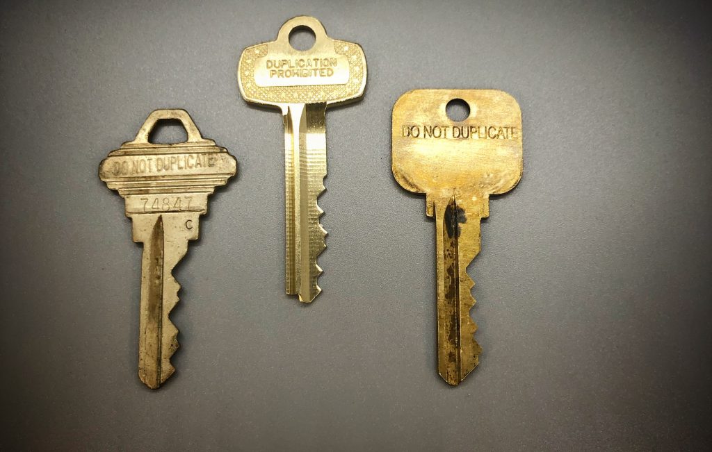 do not duplicate key locks