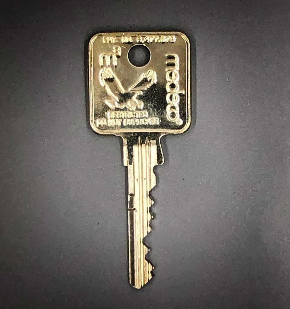 Medeco Patent Protected Key
Redding Locksmith